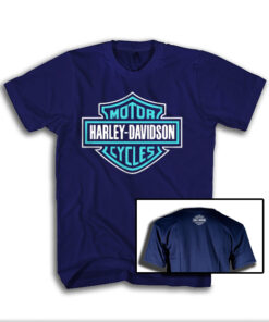 Camiseta Harley Davidson - Azul