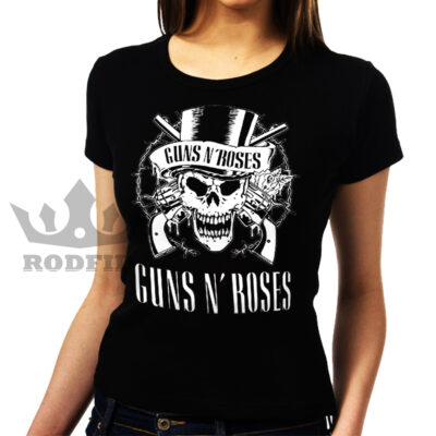 Baby Look Feminina Guns n Roses