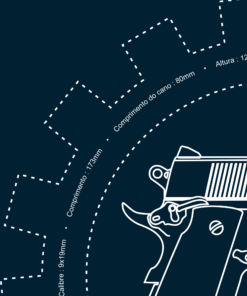 Alternative view of Camiseta Imbel 9mm MD1 Xodó