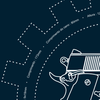 Alternative view of Camiseta Imbel 9mm MD1 Xodó