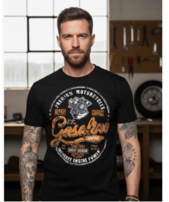 Camisa Camiseta Harley Davidson Gasoline Vintage Motorcycles