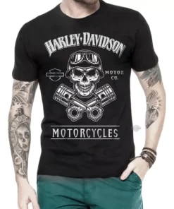 Camisa Camiseta Harley Davidson Motorcycles Devil Skull