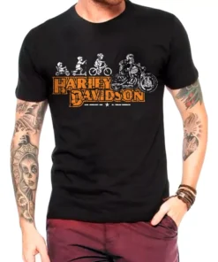 Camiseta Motorcycle Harley Davidson Evolution