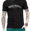 Camiseta Camisa Harley Davidson Devil - Estampa Metalizada