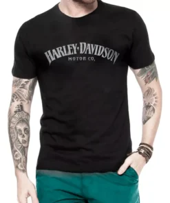 Camiseta Camisa Harley Davidson Devil - Estampa Metalizada