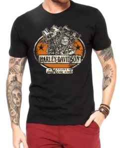 Alternative view of Camiseta Camisa Harley Davidson Motor Oil Orignal Motocycles