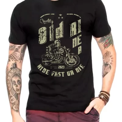 Camiseta Masculina Motorcycle Old Rider