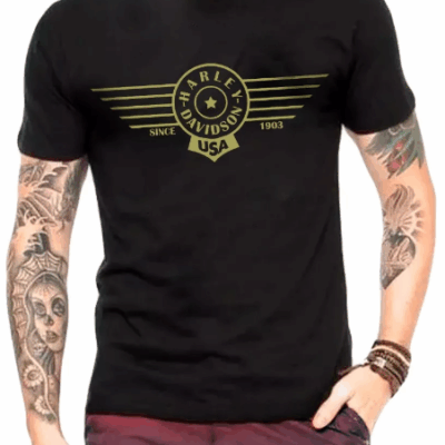 Camiseta Motorcycle Harley Davidson Vintage Icon