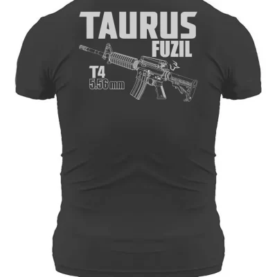 Camiseta Taurus Fuzil T4 5.56 Camiseta Taurus Atirador